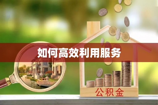 灌阳如何高效利用服务