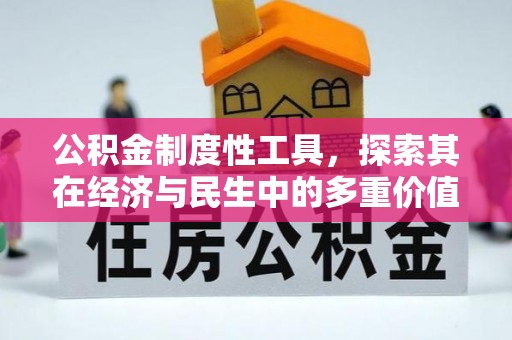 灌阳公积金制度性工具，探索其在经济与民生中的多重价值